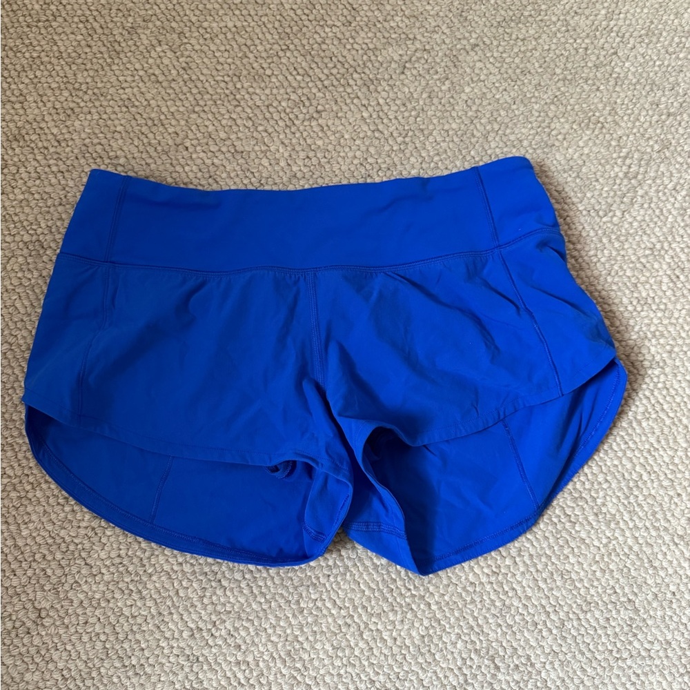 lululemon athletica Vibrant Blue Athletic Shorts